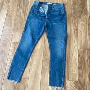 RE/DONE size 29 cropped jeans worn once